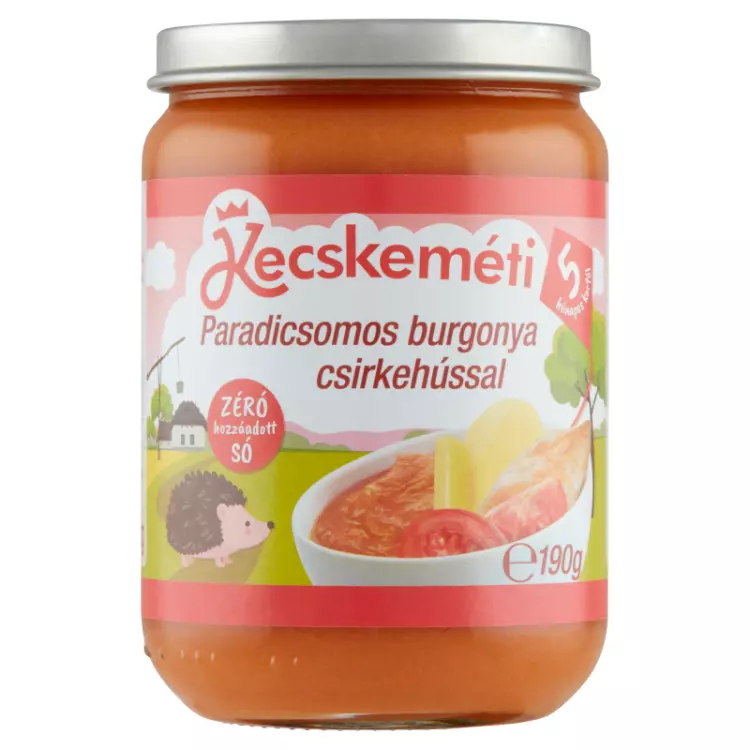 Kecskeméti paradicsomos burgonya csirkehússal 190g Kecskeméti paradicsomos burgonya csirkehússal 190g