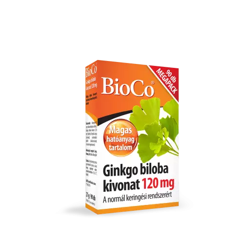 BioCo Ginkgo biloba kivonat 120 mg tabletta 90x