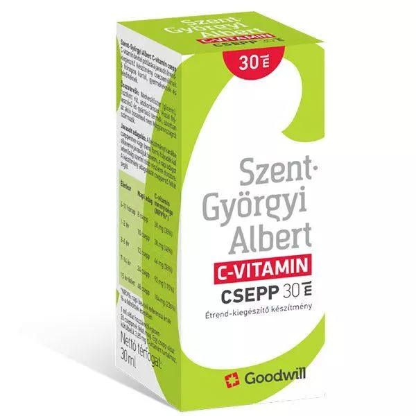 Szent- Györgyi Albert C-vitamin csepp 6 hótól 30ml Szent- Györgyi Albert C-vitamin csepp 6 hótól 30ml