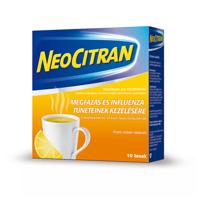 Neo Citran belsőleges por felnőtteknek 10x Neo Citran belsőleges por felnőtteknek 10x
