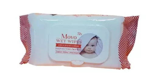 MovoMed nedves törlőkendő 72x