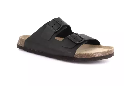 Grünland Bobo papucs fekete 2 csatos pár