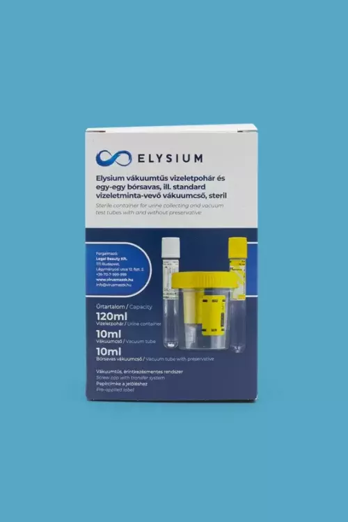 Elysium vizeletgy.pohár stand+bórs.viz-vevő csővel 1x