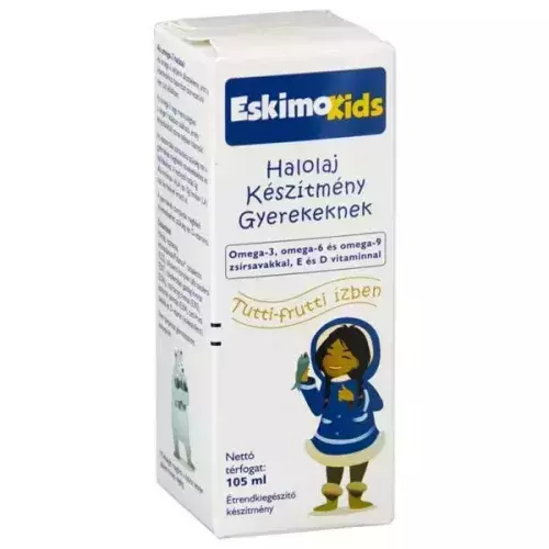 Eskimo-Kids halolaj tutti-frutti ízben 105ml Eskimo-Kids halolaj tutti-frutti ízben 105ml
