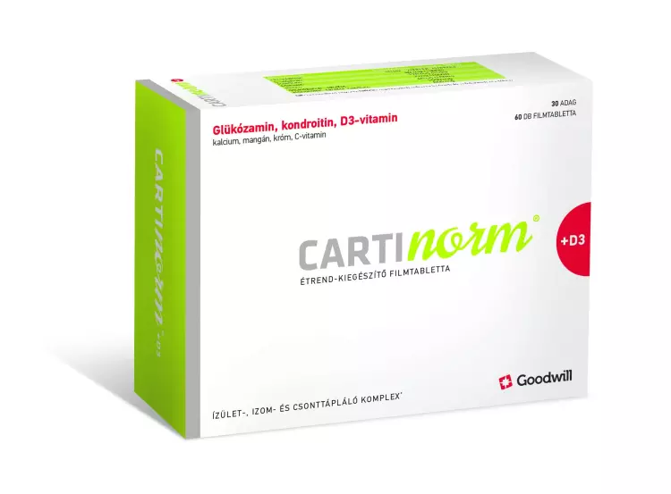 Cartinorm+ D3 étrendkiegészítő filmtabletta 60x Cartinorm+ D3 étrendkiegészítő filmtabletta 60x