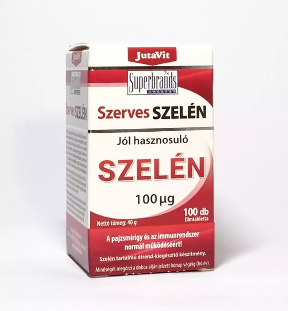JutaVit Szerves Szelén 100 mcg filmtabletta 100x JutaVit Szerves Szelén 100 mcg filmtabletta 100x