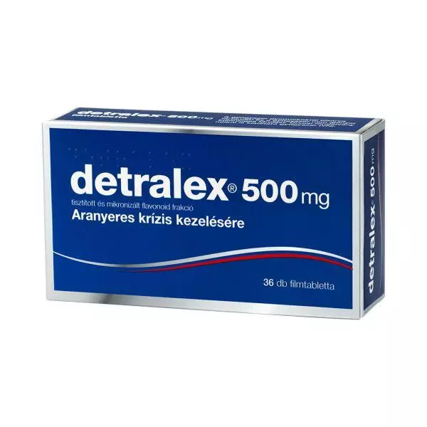 Detralex 500 mg filmtabletta 36x Detralex 500 mg filmtabletta 36x