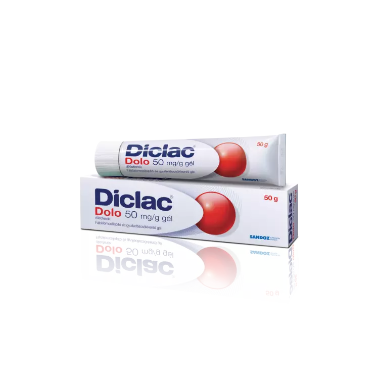 Diclac Dolo 50 mg/g gél 1x 50g Diclac Dolo 50 mg/g gél 1x 50g