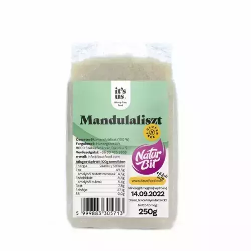 Its Us Naturbit mandulaliszt 250g Its Us Naturbit mandulaliszt 250g