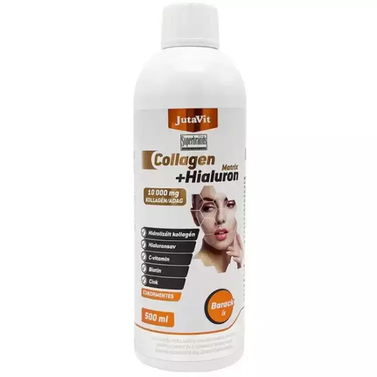 JutaVit Collagen+ Hialuron Matrix barack ital 500ml JutaVit Collagen+ Hialuron Matrix barack ital 500ml