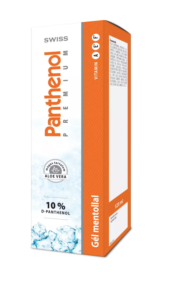 Swiss Panthenol Premium 10% gél mentol 125ml Swiss Panthenol Premium 10% gél mentol 125ml