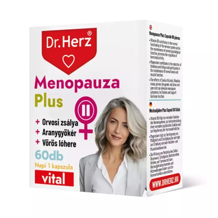 Dr.Herz Menopauza Plus kapszula 60x Dr.Herz Menopauza Plus kapszula 60x