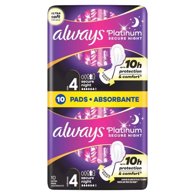 Always Platinum Secure Night eü betét 10x Always Platinum Secure Night eü betét 10x