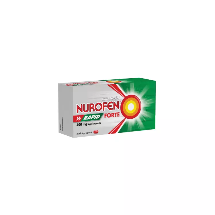 Nurofen Rapid Forte 400 mg lágy kapszula 20x Nurofen Rapid Forte 400 mg lágy kapszula 20x