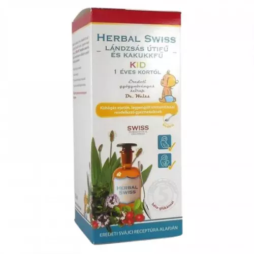 Herbal Swiss KID Medical szirup 1 évtől 300ml