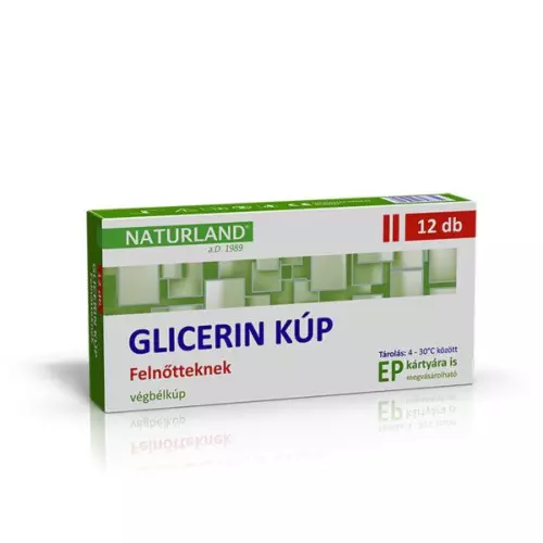Naturland Glicerin kúp felnőtteknek 2500 mg 12x