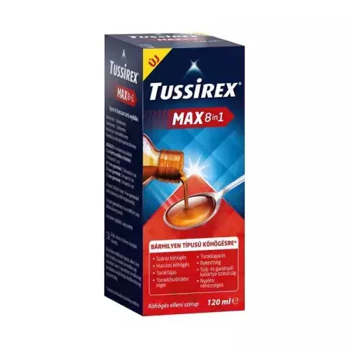 Tussirex Max 8in1 szirup 120ml Tussirex Max 8in1 szirup 120ml