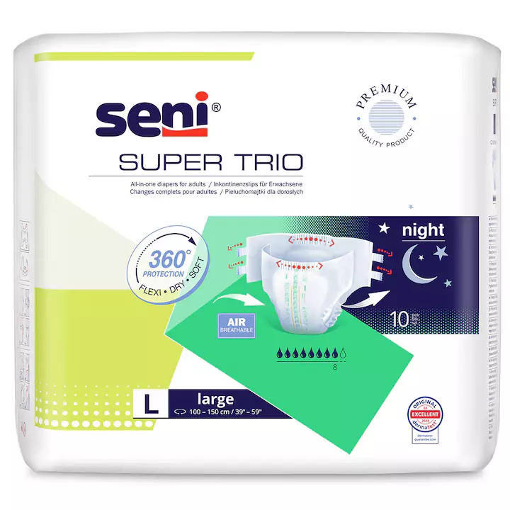 Seni Super Trio nadrágpelenka L 10x Seni Super Trio nadrágpelenka L 10x