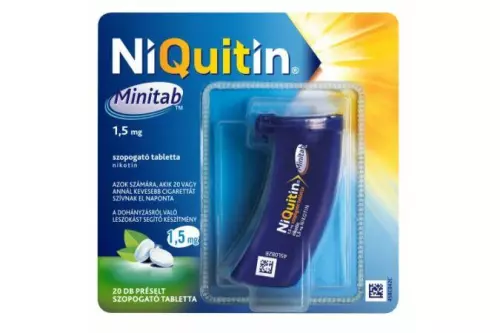 NiQuitin Minitab 1,5 mg préselt szopogató tabletta 1x20