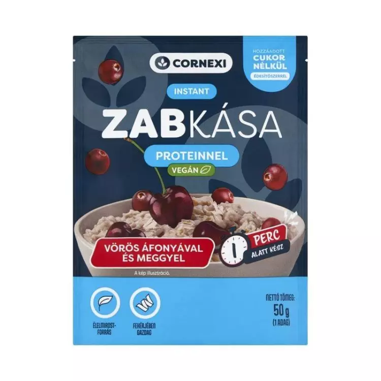Cornexi protein zabkása áfonya-meggy HCM. 50g Cornexi protein zabkása áfonya-meggy HCM. 50g