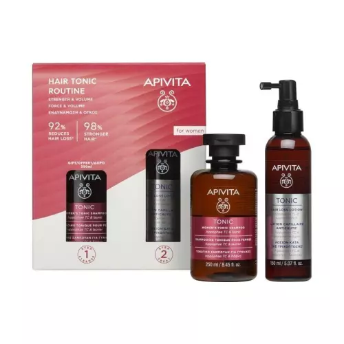 APIVITA Sampon & Lotion CSOMAG hajhullás ellen nőknek 250+150ml