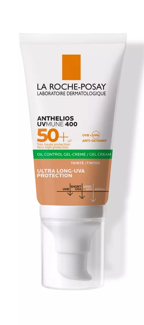 La Roche-Posay Anthelios UVMUNE 400 Oil Control Gél-Krém színezett SPF50+