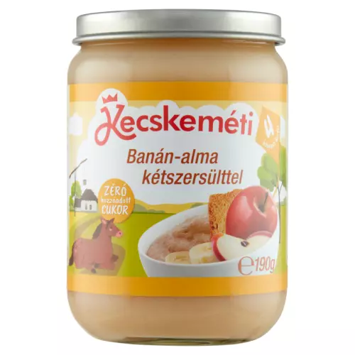 Kecskeméti banán-alma kétszersülttel 190g