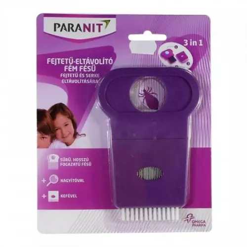 Paranit / Paranix fejtetű és serke eltávolító fésű 1x