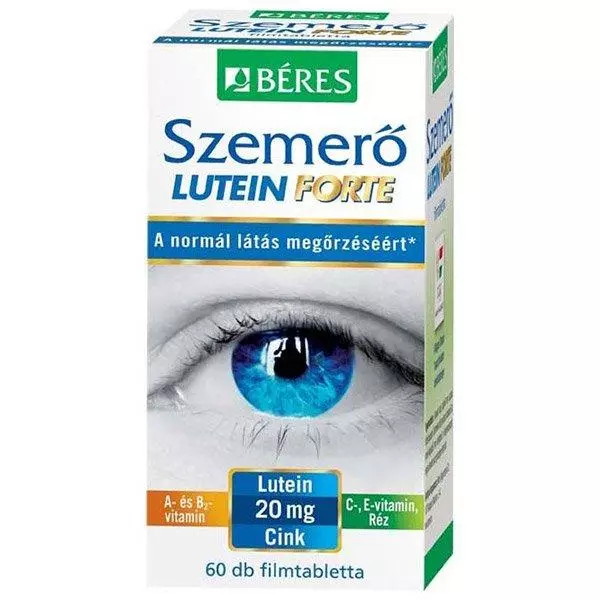 Béres Szemerő Lutein Forte étrendkieg. filmtabl. 60x Béres Szemerő Lutein Forte étrendkieg. filmtabl. 60x