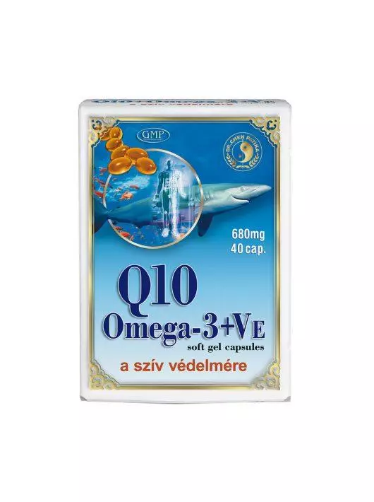Dr.Chen Q10 koenzim+Omega-3+E-vitamin kapszula 40x Dr.Chen Q10 koenzim+Omega-3+E-vitamin kapszula 40x