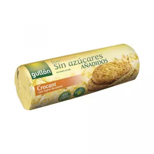 Gullón cukormentes zabkeksz Crocant 280g