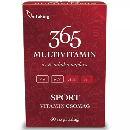 Vitaking 365 Sport Multivitamin csomag 60adag