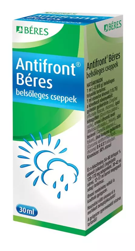 Antifront Béres belsőleges cseppek 1x30ml Antifront Béres belsőleges cseppek 1x30ml