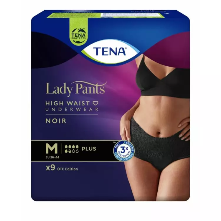 Tena Lady Pants Plus nadrágpelenka M fekete 9x Tena Lady Pants Plus nadrágpelenka M fekete 9x