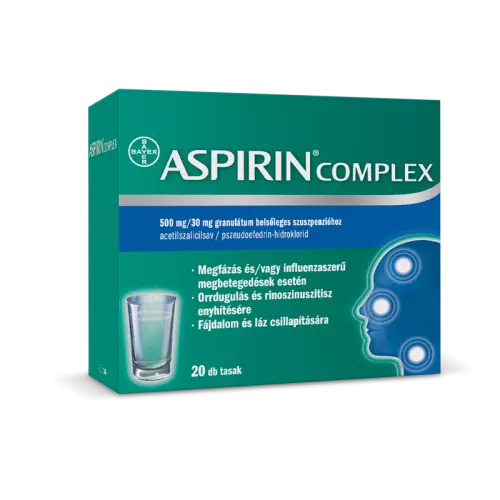 Aspirin Complex 500 mg/30 mg gran. bels. szuszp. 20x