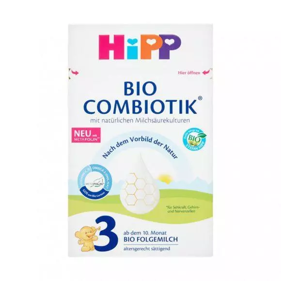 HiPP 3 Bio Combiotik anyatej-kieg. tápszer 10.hó 600g