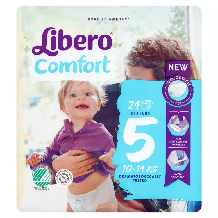 Libero Comfort Maxi+ (5) 10-14kg 24x Libero Comfort Maxi+ (5) 10-14kg 24x