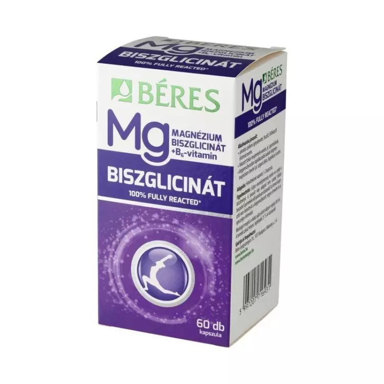 Béres Magnézium-biszglicinát étrendkieg. kapszula 60x