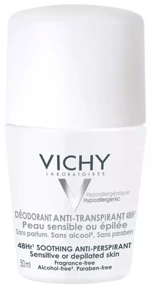 Vichy deo golyós izz.szab. 48ó érzékeny, epilált bőrre (fehér) 50ml