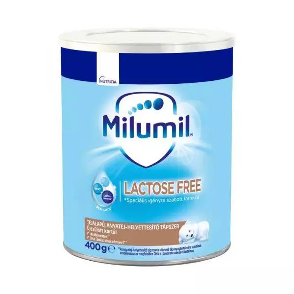 Milumil Lactose free anyatej-hely. tápszer 0hó+ 400g Milumil Lactose free anyatej-hely. tápszer 0hó+ 400g