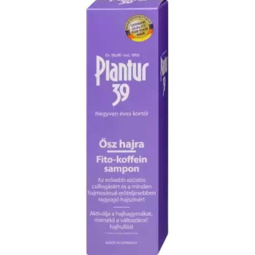 Plantur 39 fito-koffein sampon ősz hajra 250ml
