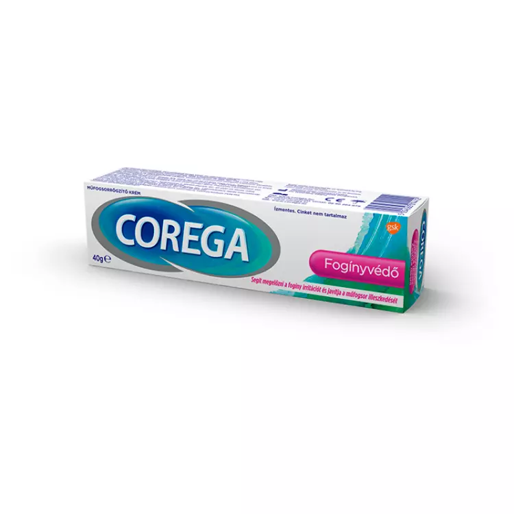 Corega műfogsorrögzítő krém Gum Care 40g Corega műfogsorrögzítő krém Gum Care 40g
