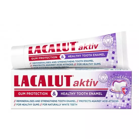 Lacalut Aktív fogkrém fogíny-fogzománc védelmére 75ml Lacalut Aktív fogkrém fogíny-fogzománc védelmére 75ml