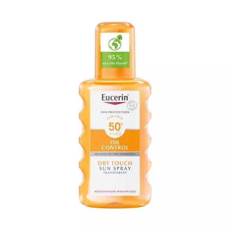 Eucerin Sun Oil Control Dry Touch színtelen napozó spray SPF50+ 200ml Eucerin Sun Oil Control Dry Touch színtelen napozó spray SPF50+ 200ml
