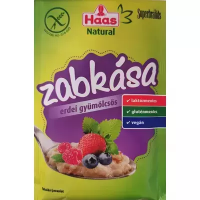 HAAS Natural Eredei gyüm. zabkása vegán GM. 50g