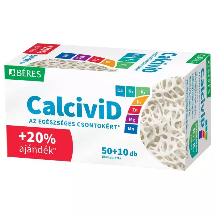 Béres Calcivid 7 filmtabletta 60x(50+10)