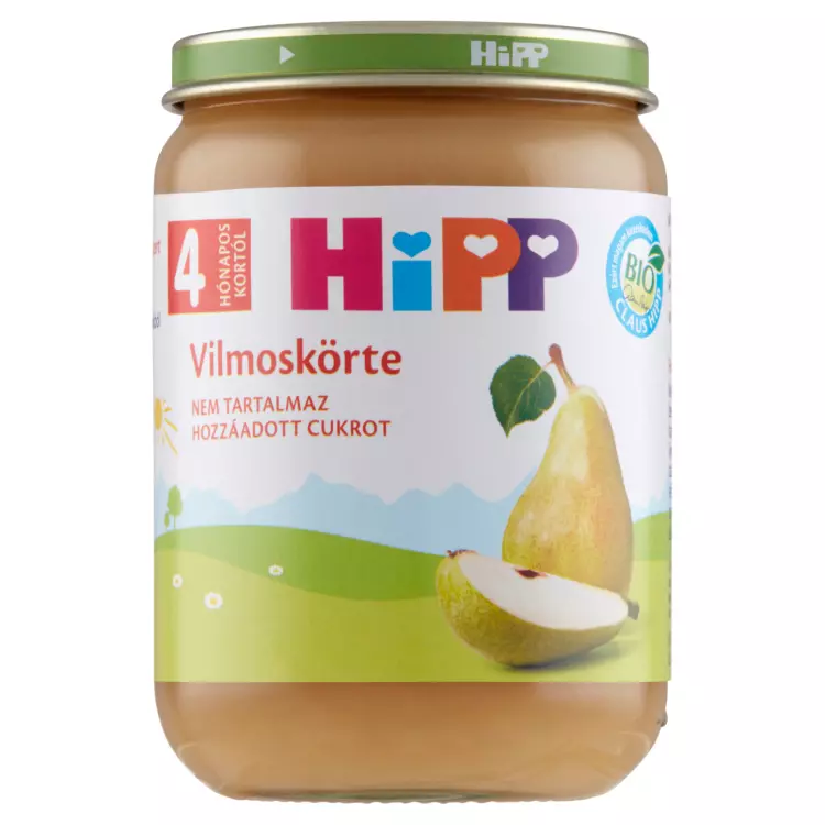 HiPP BIO vilmoskörte 4.hó 190g HiPP BIO vilmoskörte 4.hó 190g