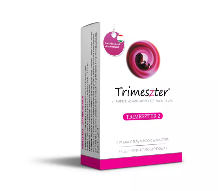 Trimeszter 2 vitamin tabletta várandósoknak 60x Trimeszter 2 vitamin tabletta várandósoknak 60x