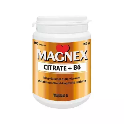 Magnex Citrate B6 vitamin tabletta Vitabalans 150x