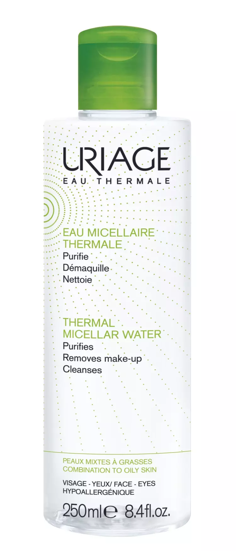 Uriage micellás arclemosó zsíros/kombinált bőrre 250ml